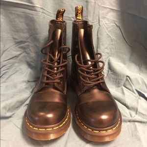 Black Leather Dr. Marten Boots